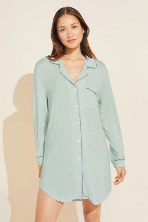 Eberjey Gisele TENCEL Modal Sleepshirt Pyjama Dames Groen | EMD5693HV