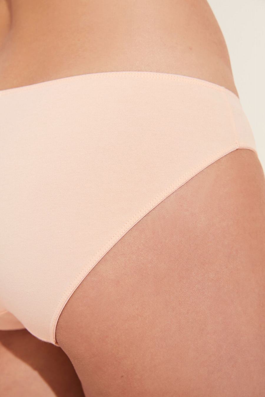 Eberjey Pima Stretch Cotton Bikini Panty Dames Beige | NZD6532DF