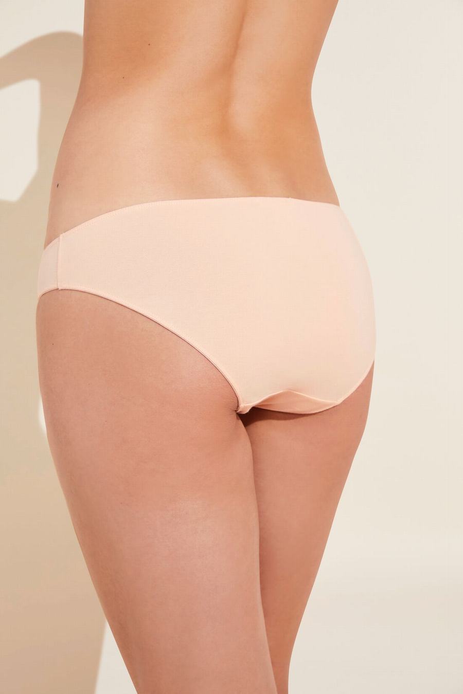 Eberjey Pima Stretch Cotton Bikini Panty Dames Beige | NZD6532DF